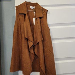 Mud pie suede vest